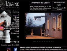 Tablet Screenshot of lusineclub.com